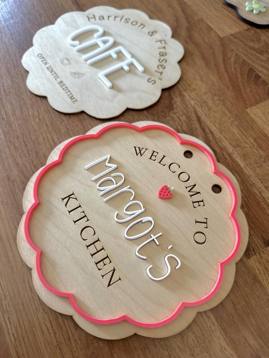 Kitchen Sign Eyfs Personalised Play Kitchen Sign | Custom Kids Kitchen Name Sign | Wooden ...