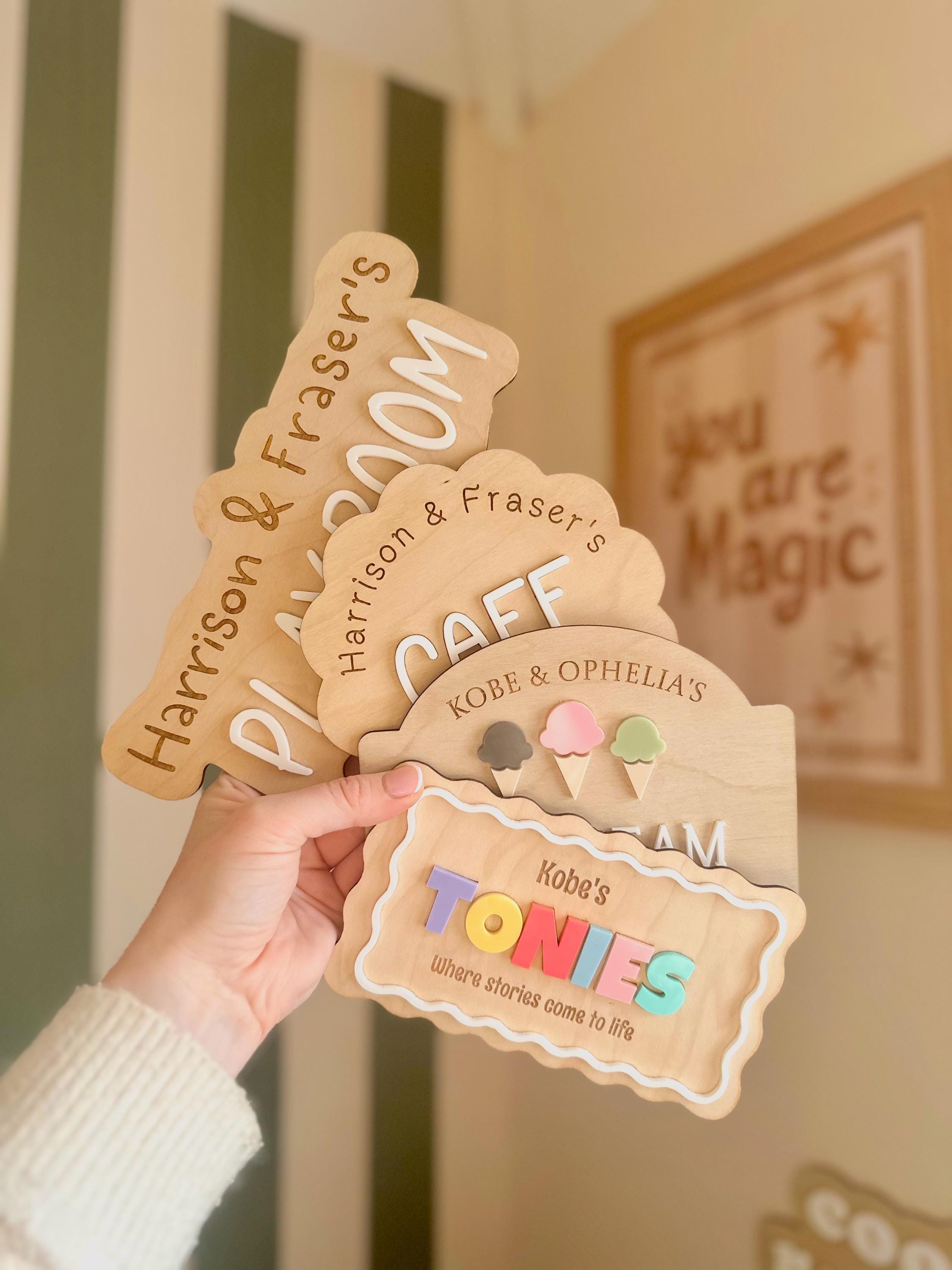 Kitchen Sign Eyfs Personalised Play Kitchen Sign | Custom Kids Kitchen Name Sign | Wooden ...