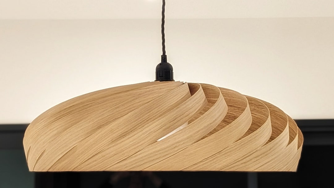 Wooden Pendant Chandelier - Etsy - Simple Wooden Pendant Chandelier