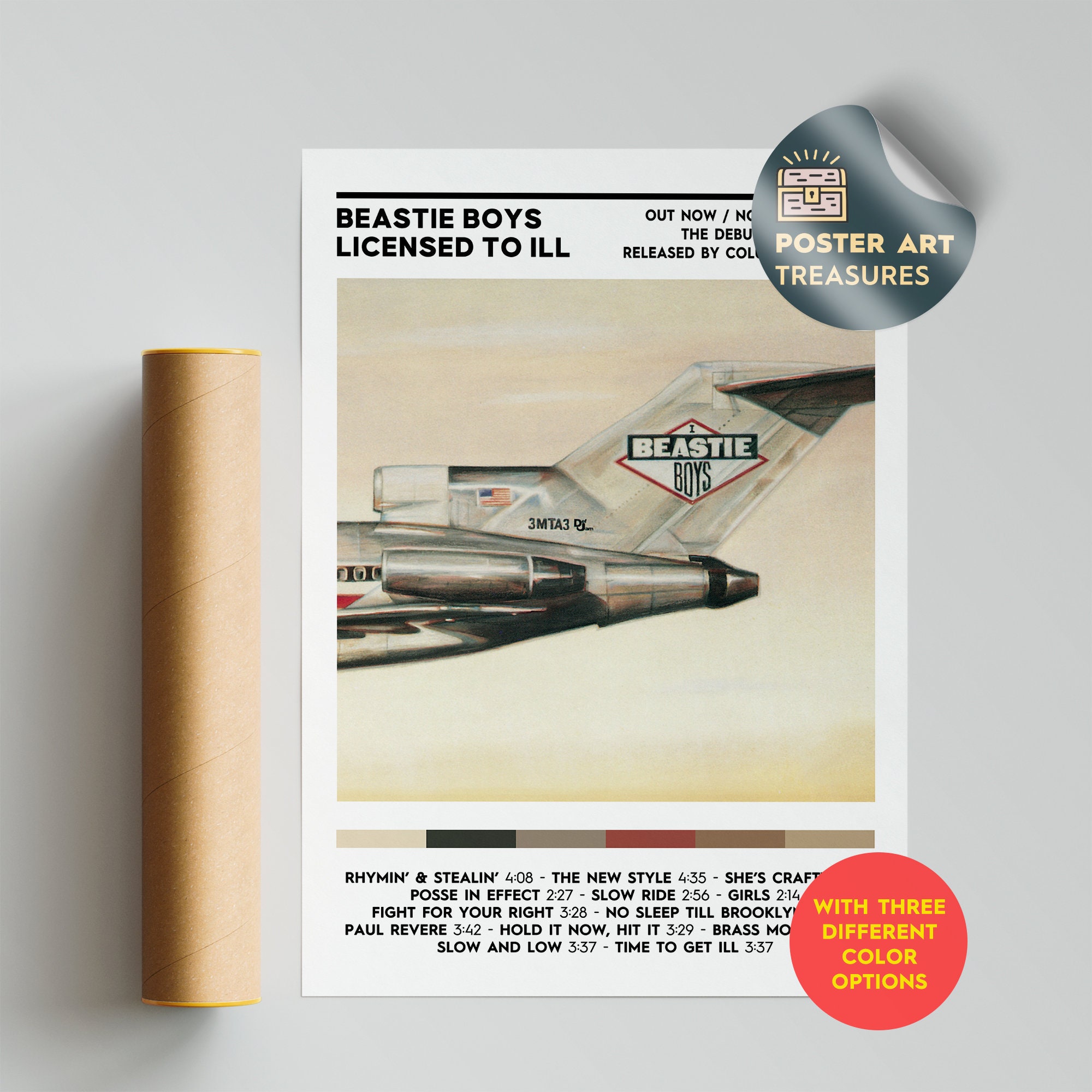 Beastie Boys - Licensed to Ill Album Premium Matte Vertical Posters