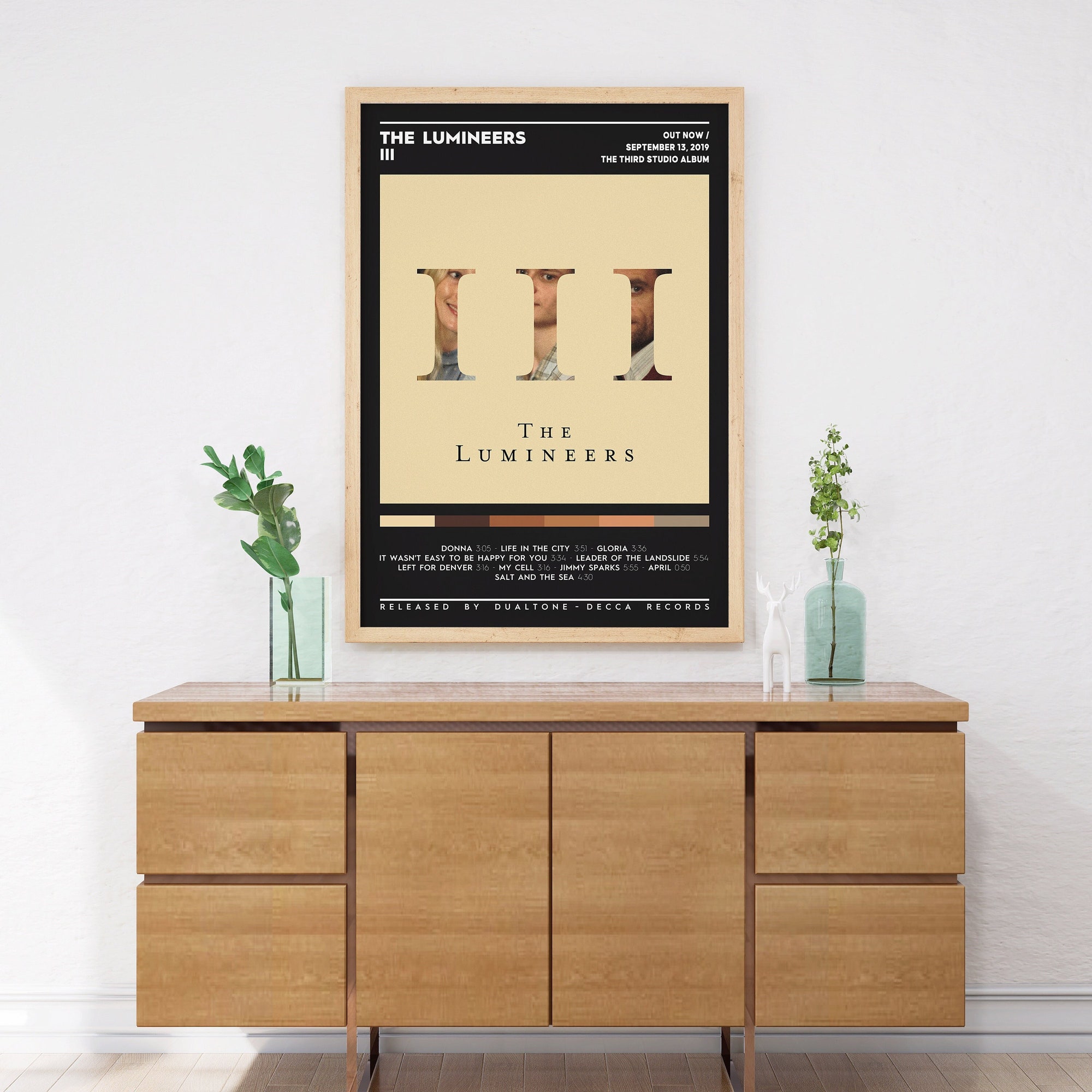 The Lumineers - III, Album Cover Poster, The Lumineers Poster, Brightside Album Poster