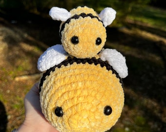 Crochet Plush Bumble Bee