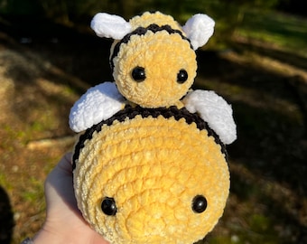 Crochet Plush Bumble Bee