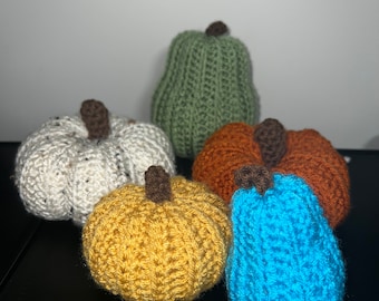 Calabazas y calabacines de crochet