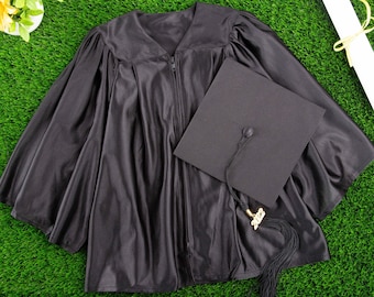 Gorra y vestido de graduación para bebés, traje de túnica para bebés y niños pequeños, gorra y vestido de graduación para niños, gorra de graduación infantil 2022, vestido y borla, 5 colores