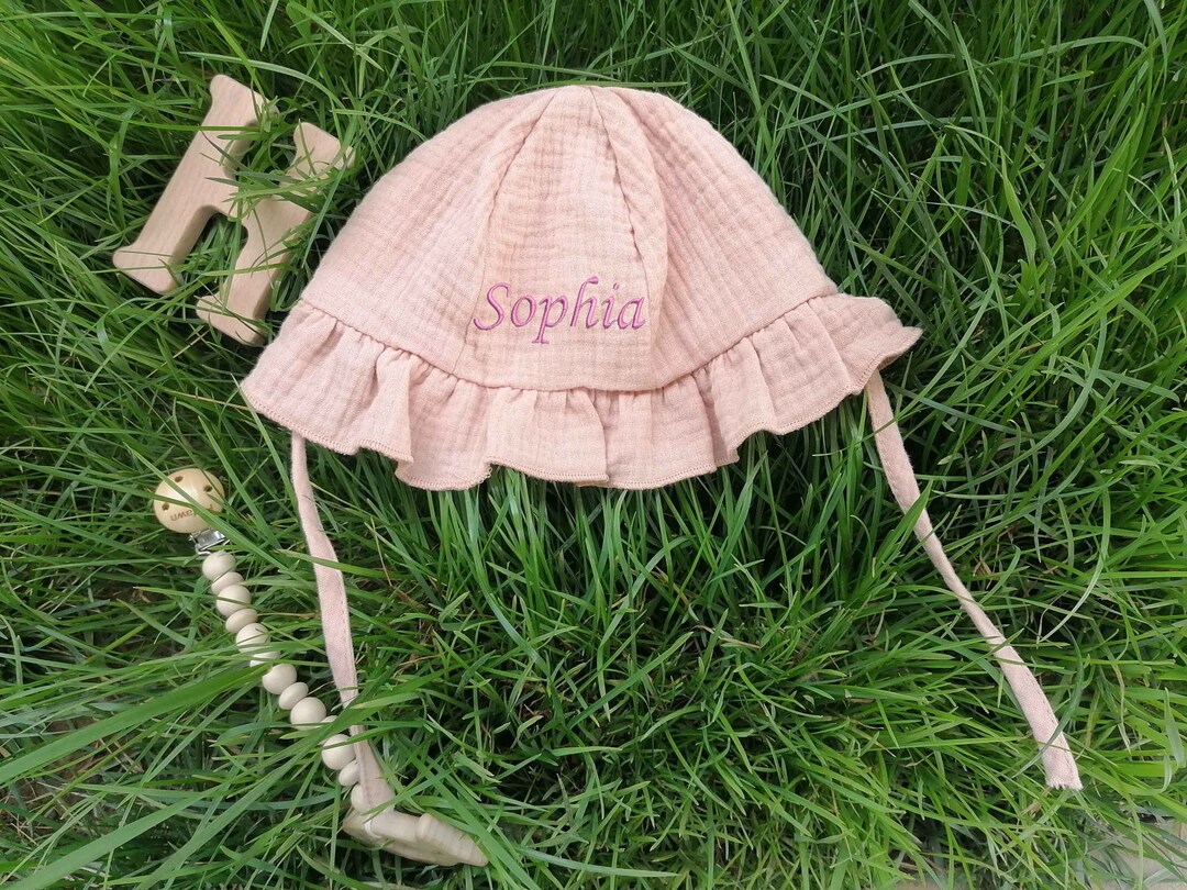 Baby Sun Hat Baby Summer Hat Baby Embroidered Sun Hat Etsy