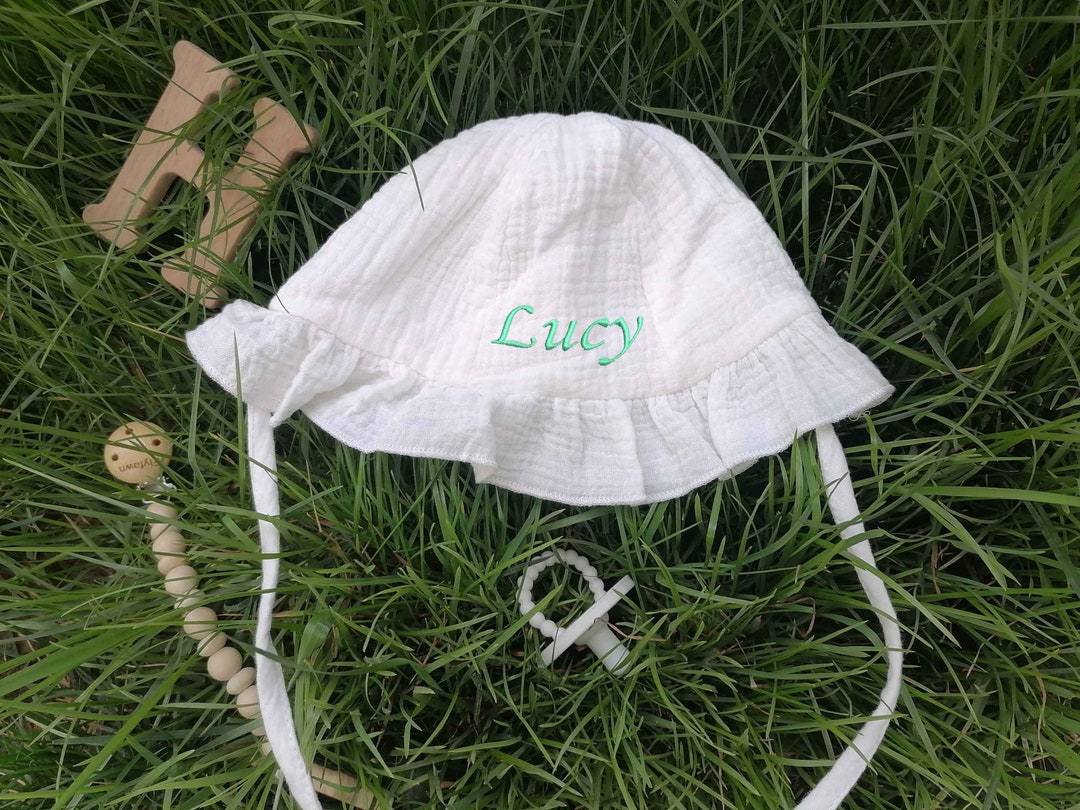 Personalized Baby Sun Hat Newborn Sun Hat Baby Embroidered Etsy