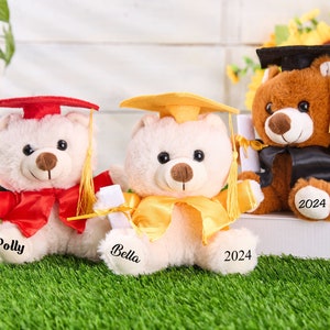 Personalized Graduation Bear 2025, Custom Gifts for Grads, Graduation Teddy Bear, Graduation Keepsake,Kindergarten,Preschool Graduation Gift