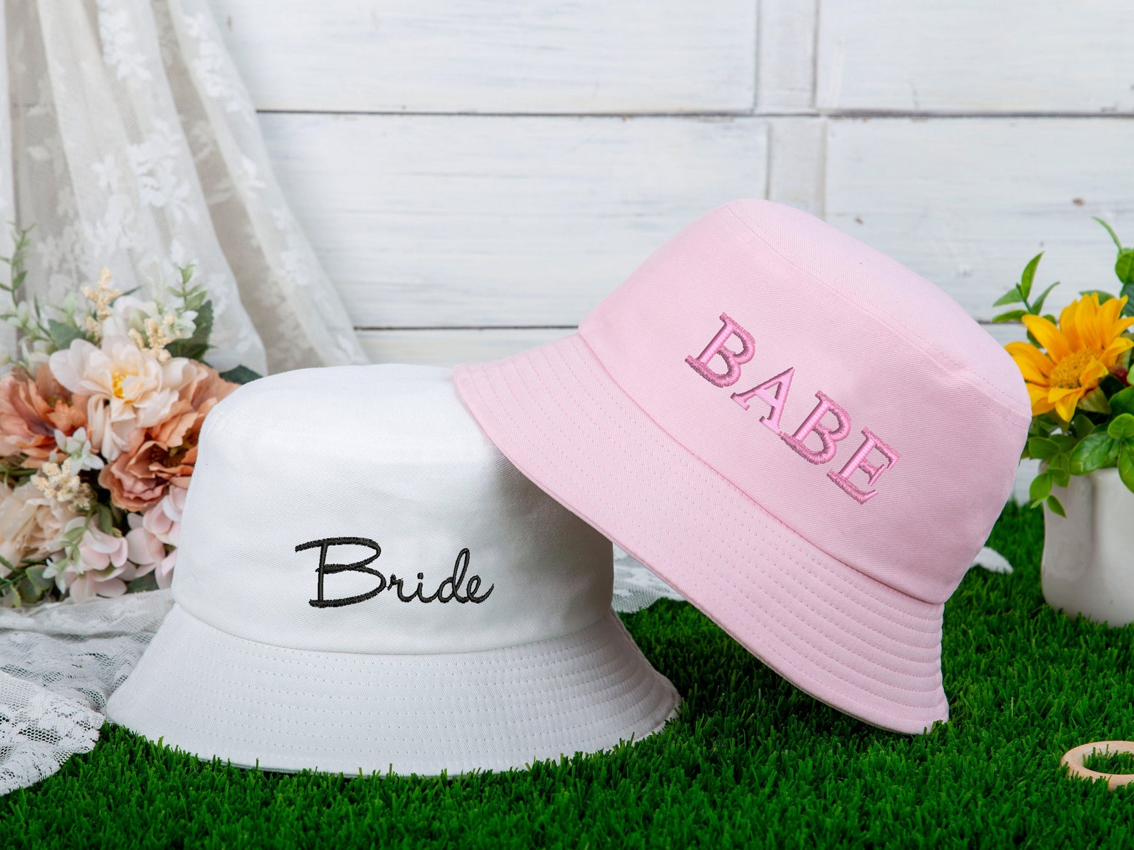 Bride Bucket Hat Custom Bucket Hat Bride Hat Bridal Squad Etsy UK