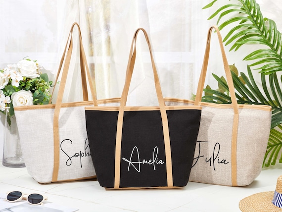 Custom Boat Tote Bag,Monogram Beach Tote Bag,Bridal Shower Bag,Bachelorette Gift,Bridesmaid Gifts Bag,Wedding Party Favors,Gift For Bride