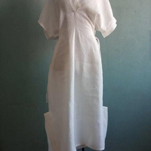 dress, hemp caftan, organic hemp, biodegradable, anti-allergic fabric