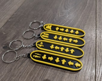 Helldivers 2 Strategem Keychains - Designed and 3D Printed for Gaming Enthusiasts