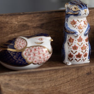 Three animal figurines, including two Royal Crown Derby - Mothers day gifts
