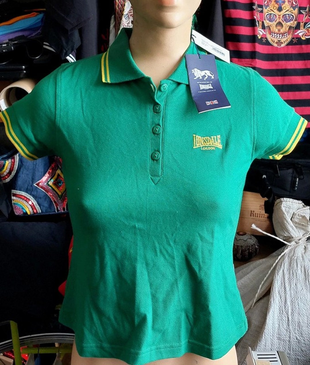 koppeling verschijnen Zegenen Lonsdale London Vintage Polo Shirt Size M New Hardcore Gabber - Etsy Israel