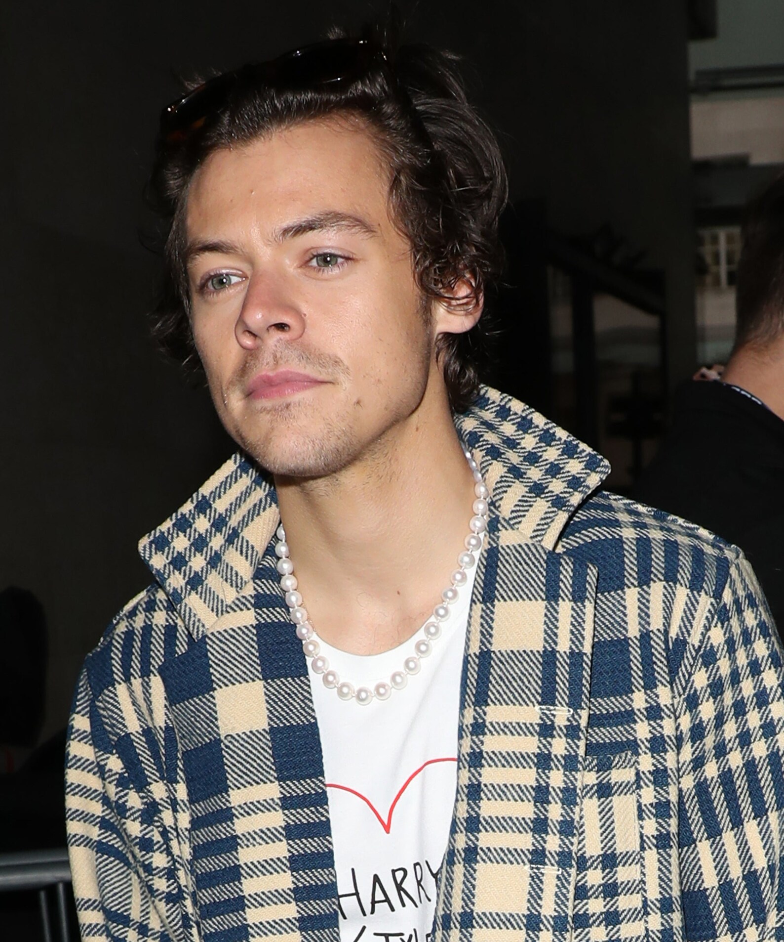 Harry Styless Statement Pearl Necklace Harry Styles Etsy