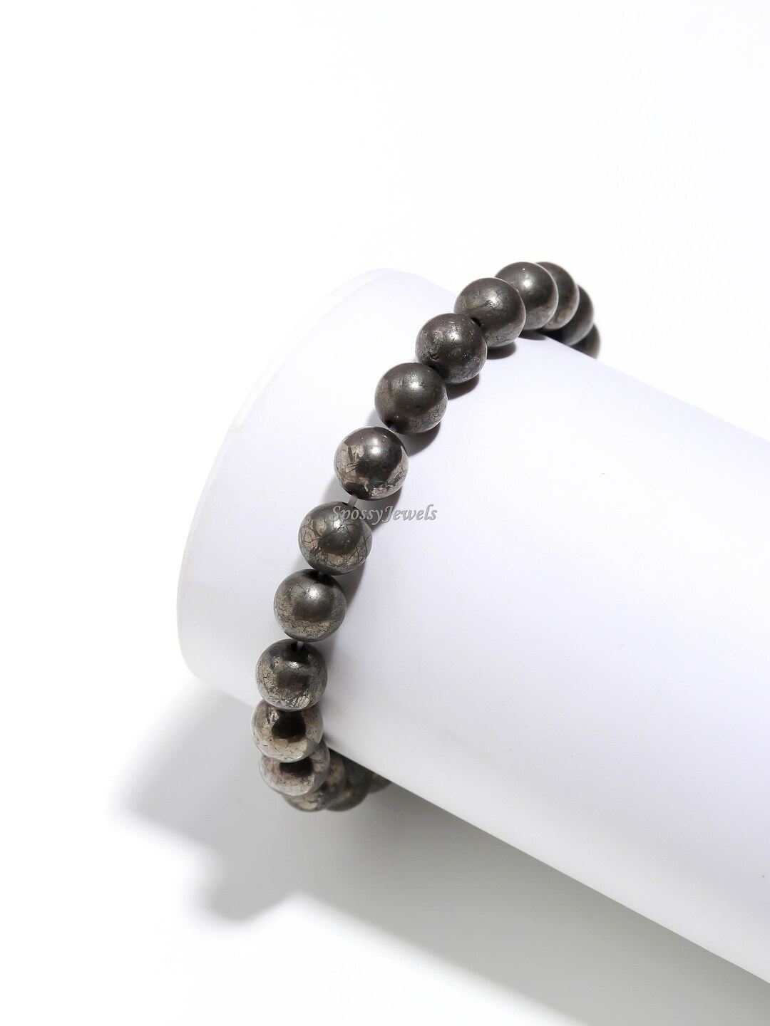 Stainless Steel Pyrite Bracelet