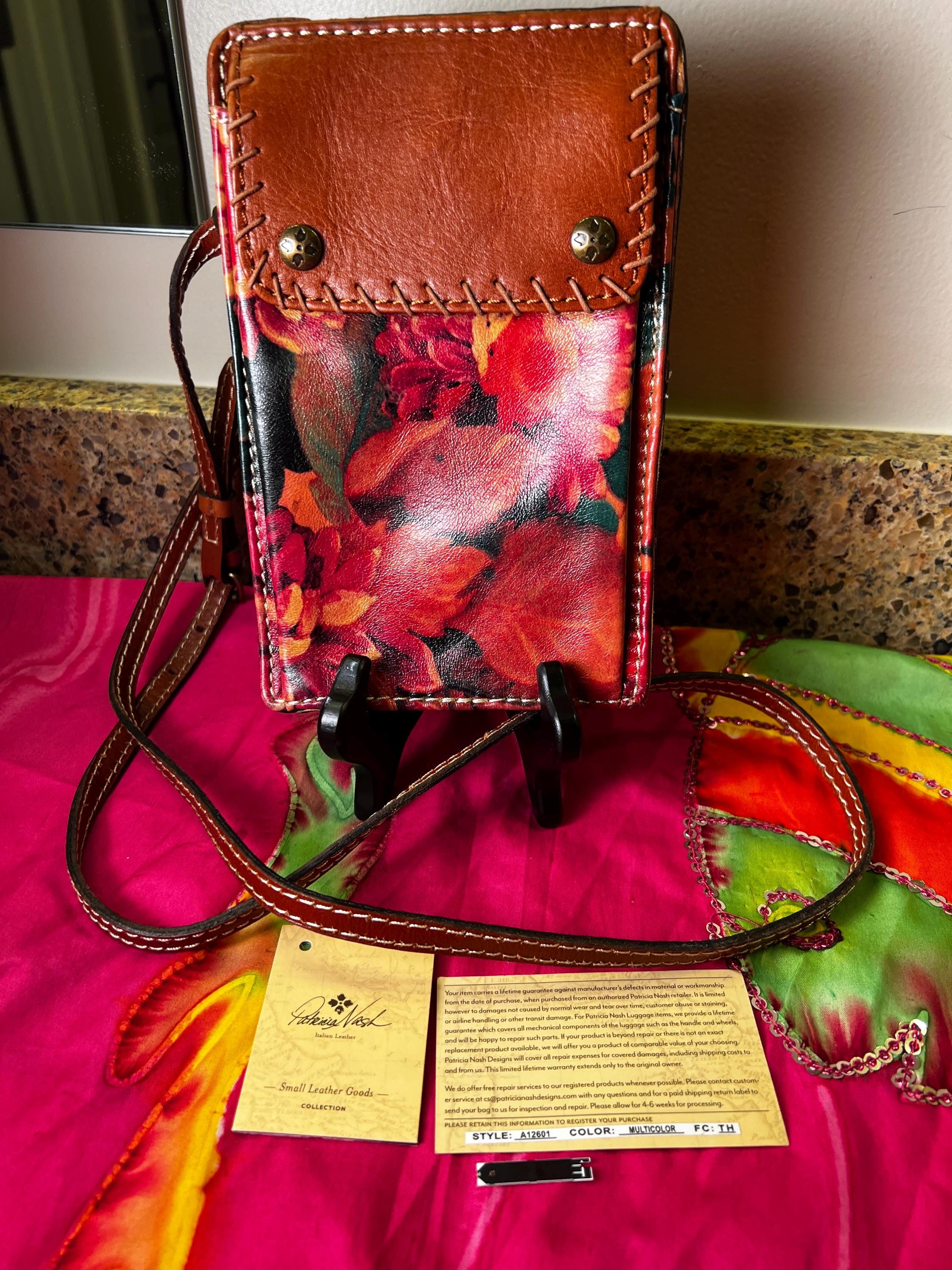 Patricia Nash Corfu Crossbody Bag - Vintage Metallic Distressed Leather With Tassels & Adjustable Strap - View #9
