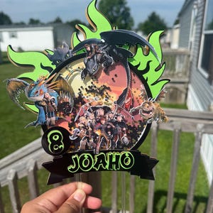 Caketopper how to train your dragon, Topper Chimuelo, Caketopper chimuelo and friends, caketopper how to train your dragon 2, Topper Dragon