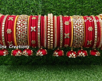 Silk thread chura shop