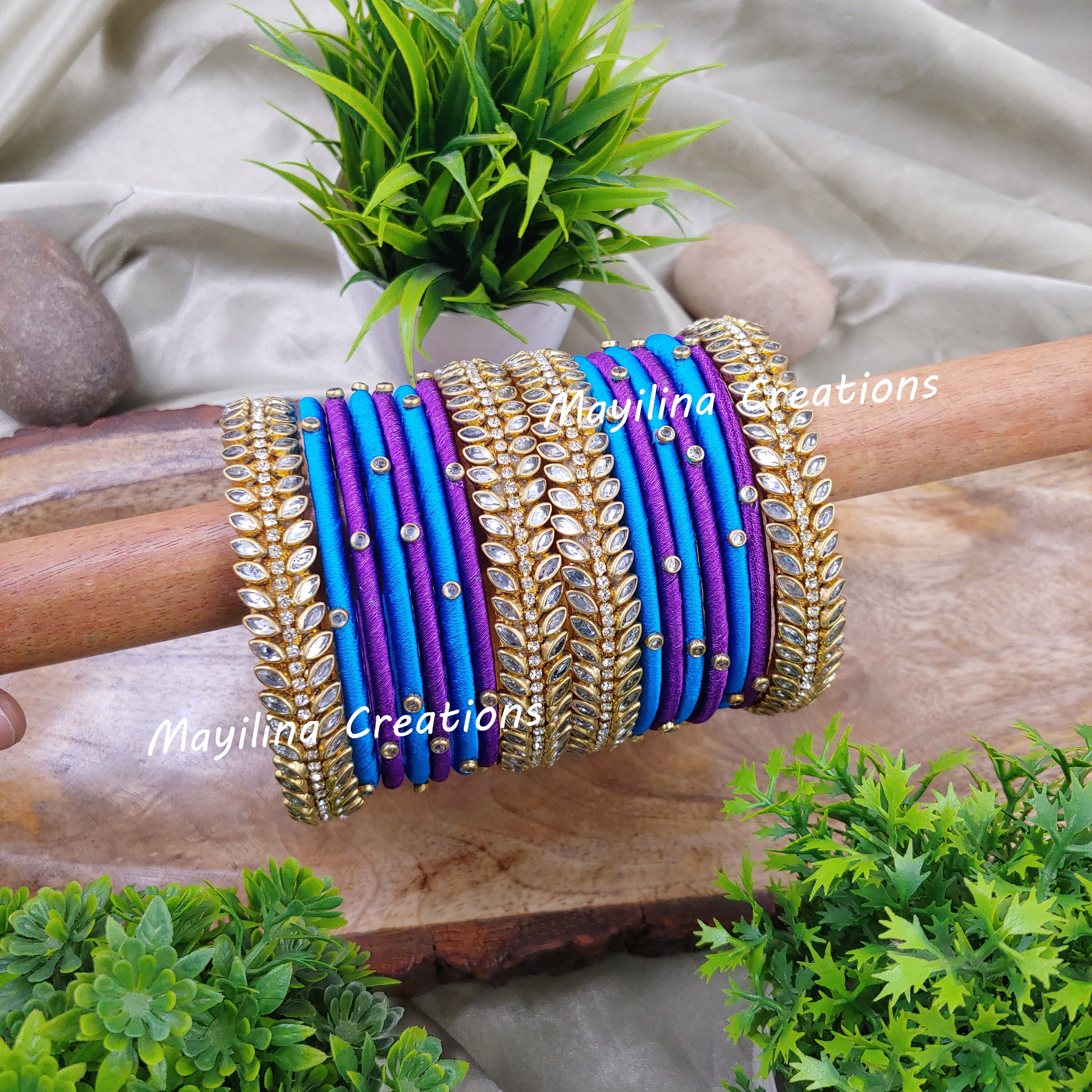 Silk Thread Bangles for Wedding | Pink Bangles | Thread Bangles for ...