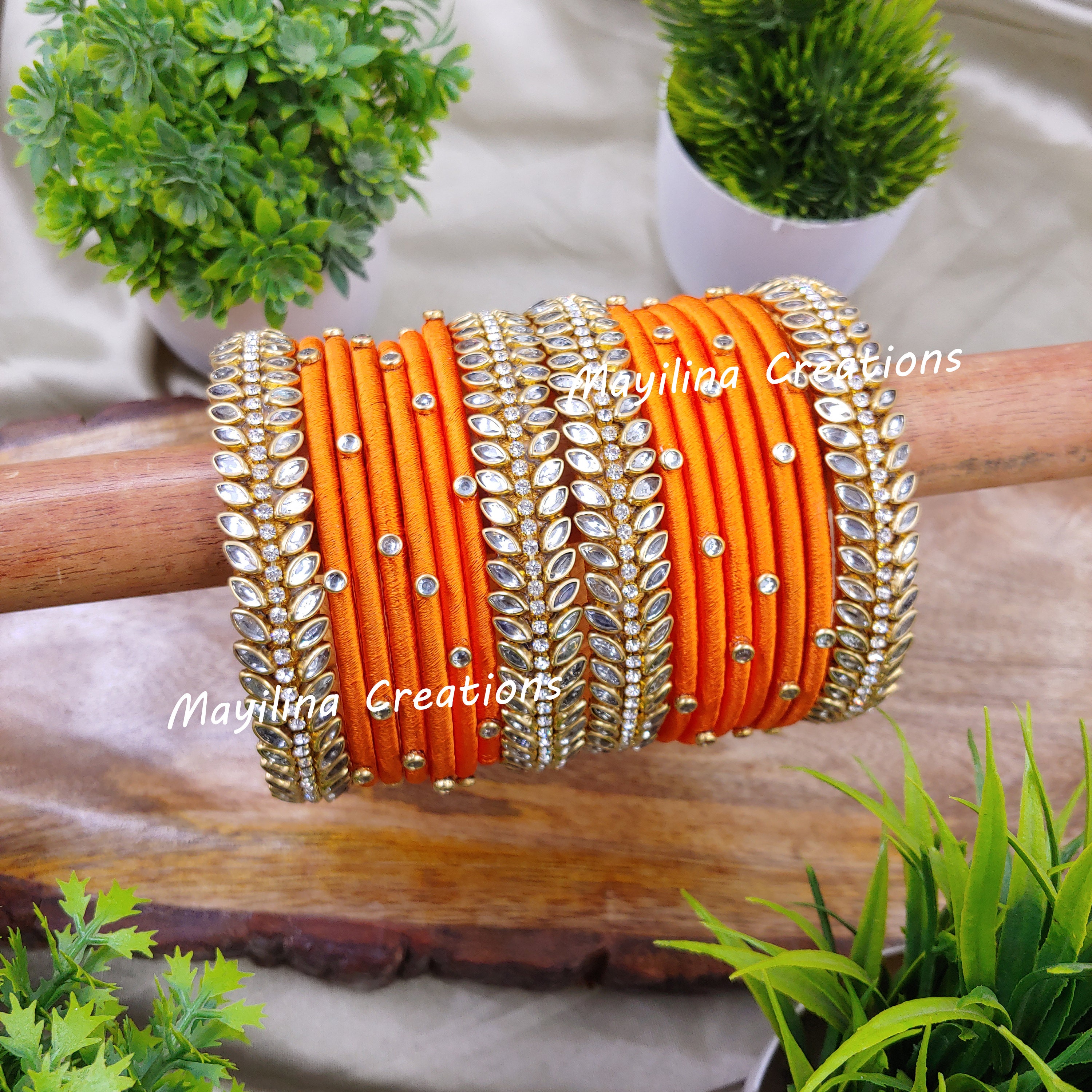 Silk Thread Bangles for Wedding | Pink Bangles | Thread Bangles for ...