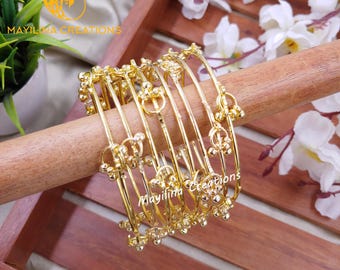 Kashmiri Gunghroo Bangles – Jingle Bangles for Women (Set of 8 Bangles)
