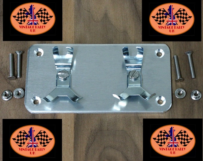 Rally Stopwatch Clip Historic Motorsport Classic Car Dashboard Twin