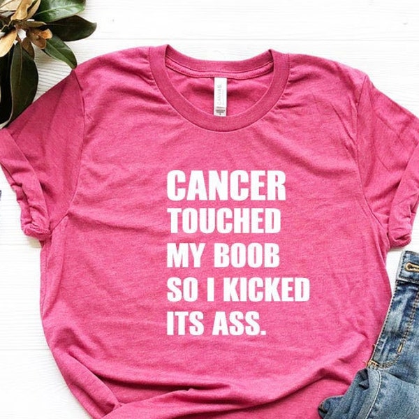 Breast Cancer Shirt, Funny Cancer Shirt, Cancer Survivor Tees, Cancer Warrior T-Shirt, Cancer Awareness Shirt, Motivational Shirt,Cancer Tee