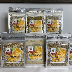 Salsa Mixes & Guacamole Mix, Handcrafted All-Natural Seasonings. Farm House Foods.