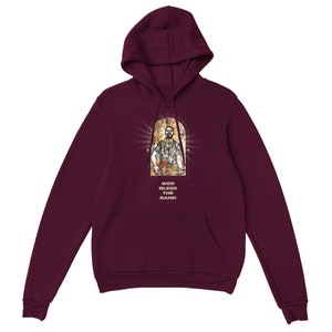 Courteeners, Liam Fray God Bless The Band Sudadera con capucha unisex clásica Maroon