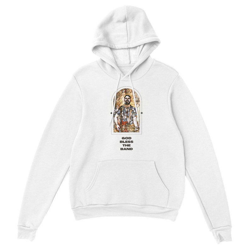Courteeners, Liam Fray God Bless The Band Sudadera con capucha unisex clásica White