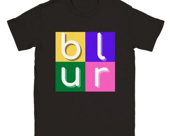 Blur - Camiseta clásica unisex de cuello redondo
