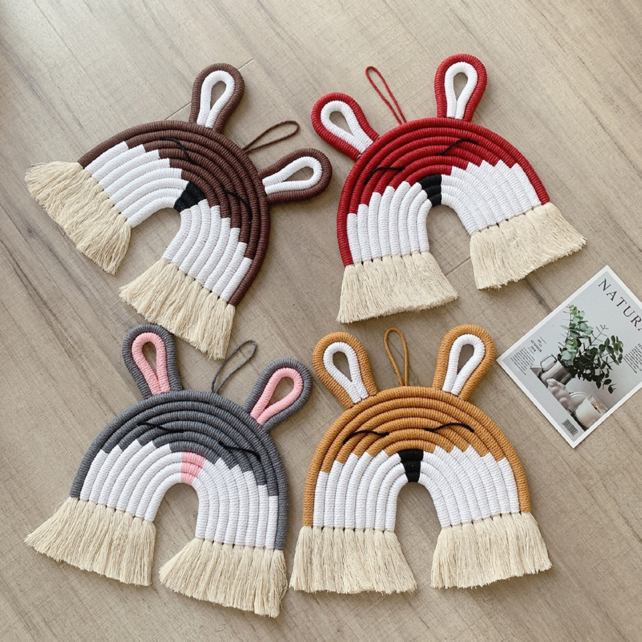 Arc-En-Ciel En Macramé