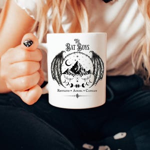 The Bat Boys ACOTAR Coffee Mug: Rhysand, Cassian, Azriel - Book Lover Gift