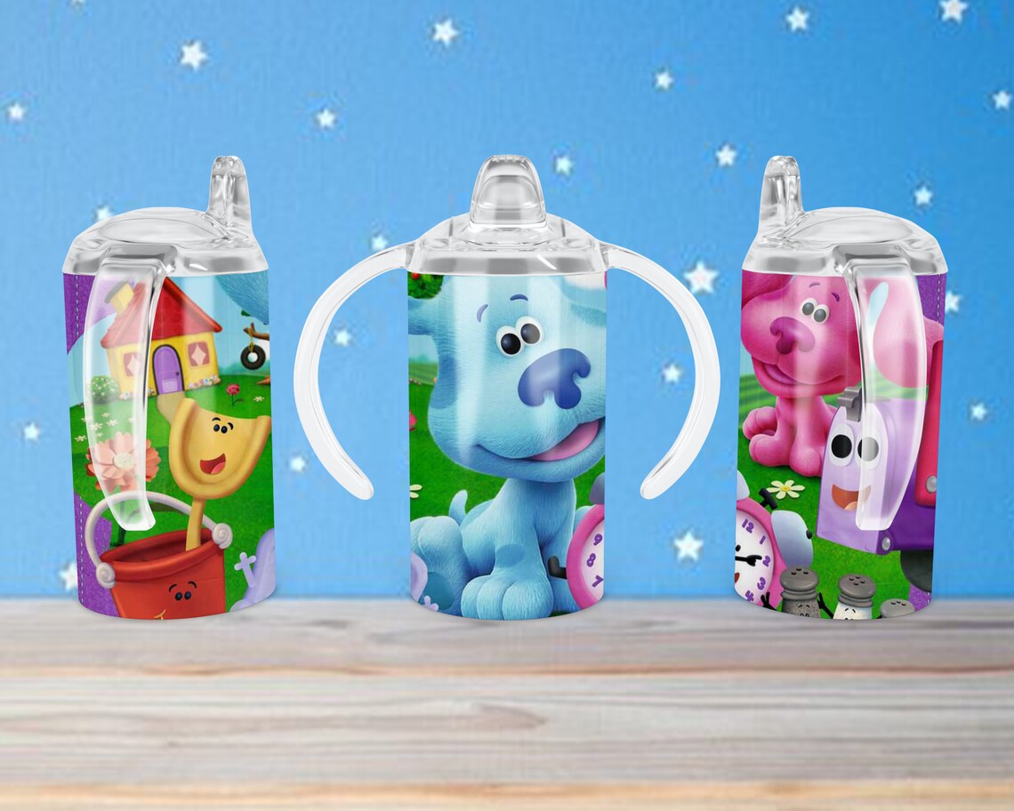 Blues Clues Sippy Cup 12oz Sippy Cup Blues Clues Cup Blues Etsy Australia