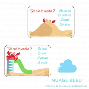 Tarjetas de ubicación espacial
