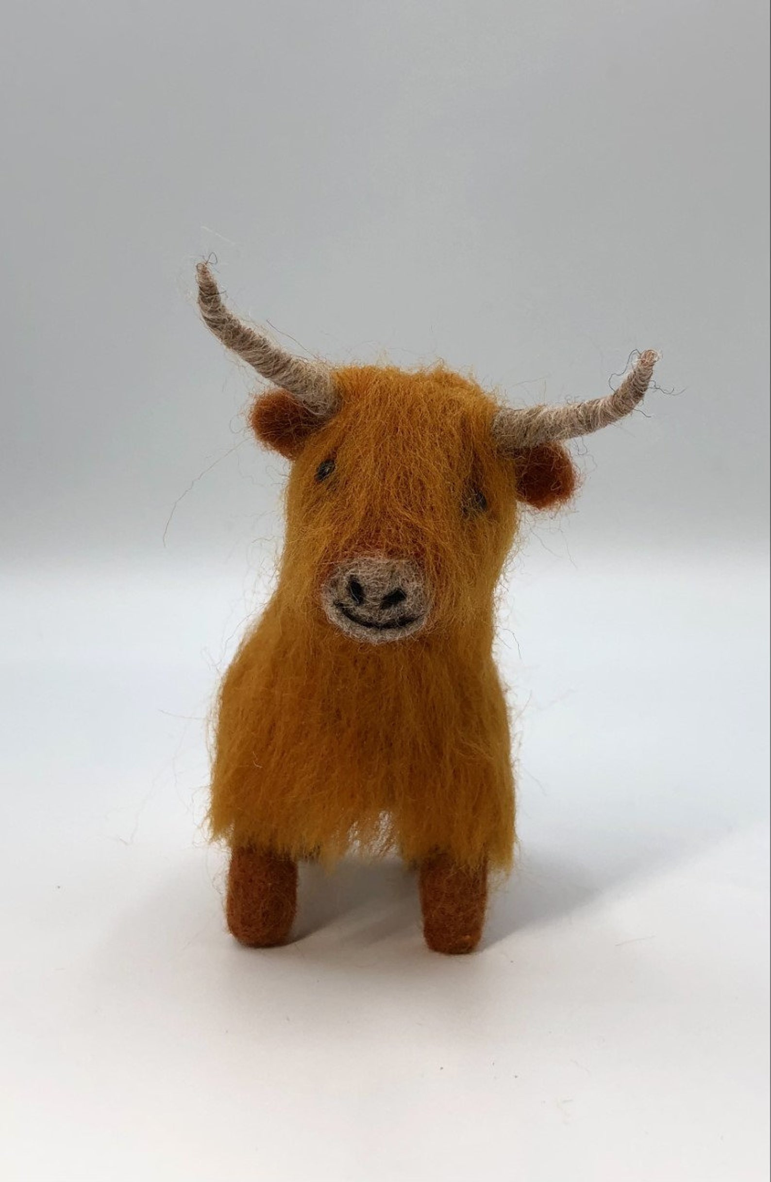 Needle Felted Highland Cow muckle Coo PDF Downloadable Instructions Etsy