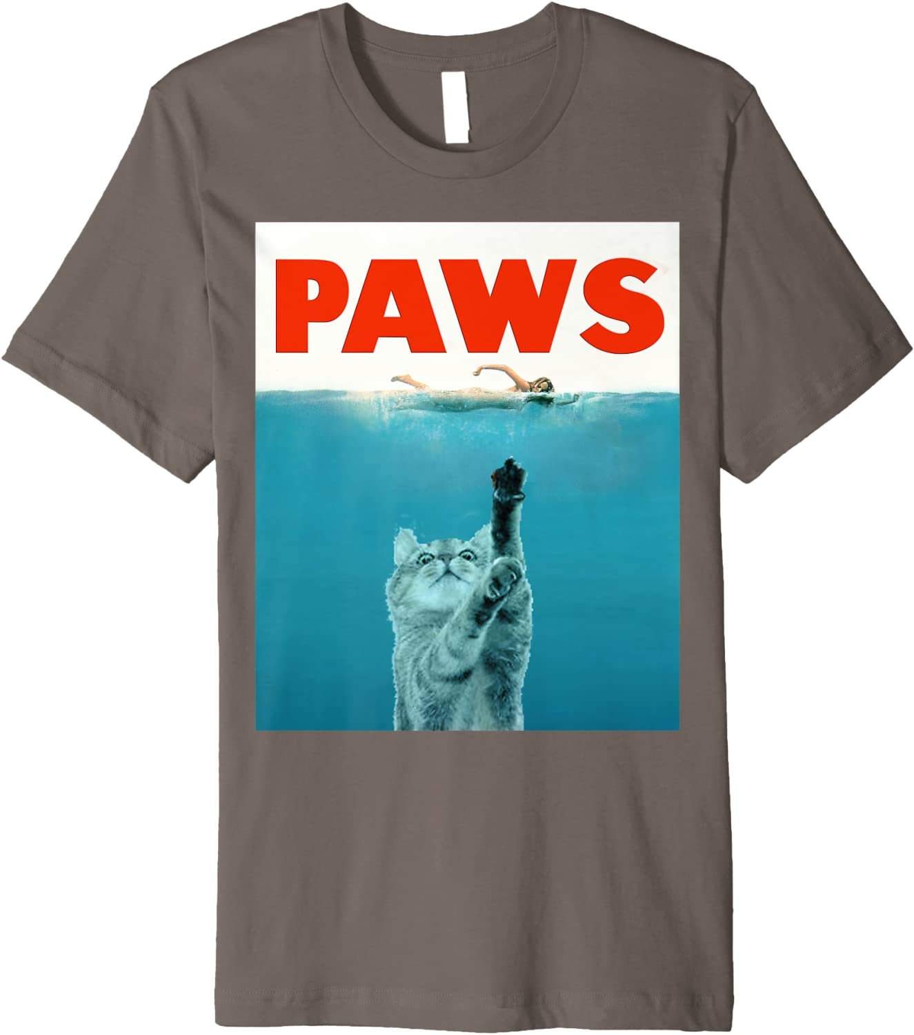 Paws Kitten Meow Parody Funny Tshirt Cat Lover Gifts Unisex Form T