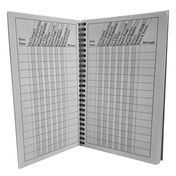Vehicle Maintenance Log Book - Wire Bound 5" x 8.5" | Car Repair and Maintenance Diary | Vehicle Maintenance, Inspections, and Repairs
