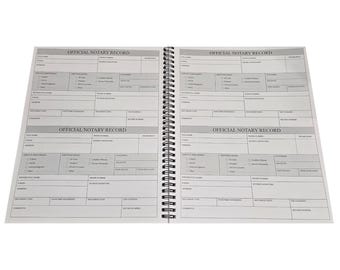 Notary Log Book – Wire Bound, 70 Page Notarial Record