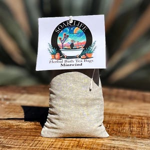 Mintwind Herbal Bath Tea | Forest Breeze Bath Soak | Invigorating & Cleansing Blend | Self-Care Gift