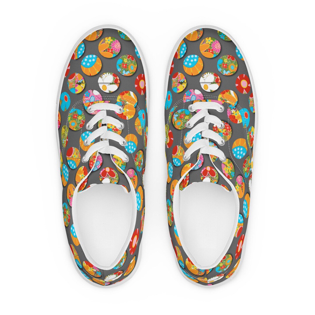 Canvas Laceup Shoes Festival Attire Urban Chic Shoes Boho Etsy