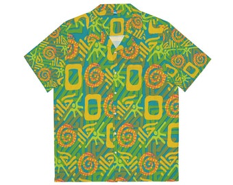 Men's Hawaiian Shirt (AOP), Street Style, Beach Wear, Resort Wear, Comfort Style, Urban Chic Shirt, Streetwear,