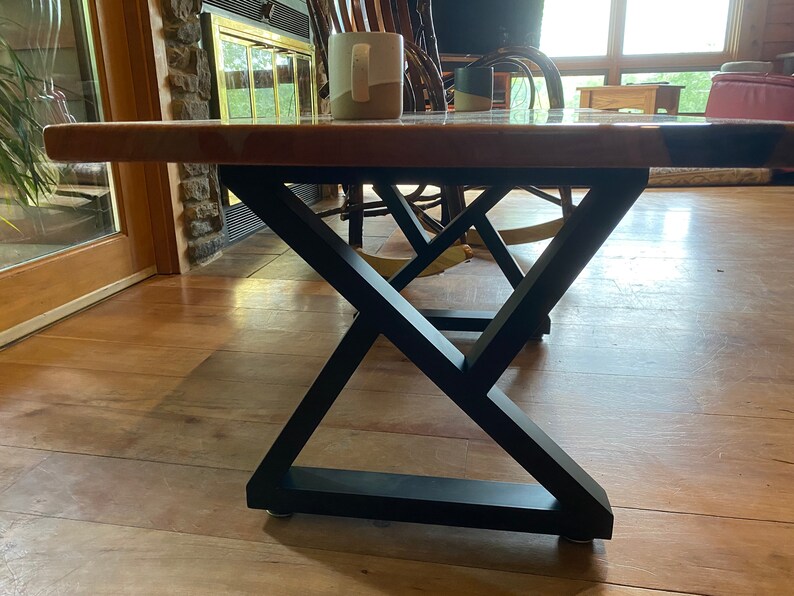 Cherry Wood River Table Etsy