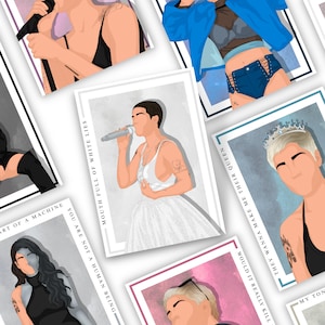 Badlands Songs Lyric Digital Poster Set | Halsey Fanart | Halsey Memorabilia | Badlands Posters | Fashion Posters | Badlands Era Art