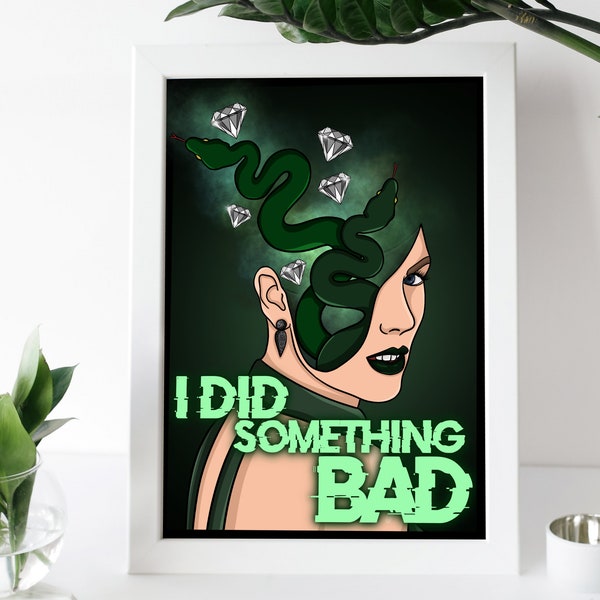 I Did Something Bad Poster - Etsy