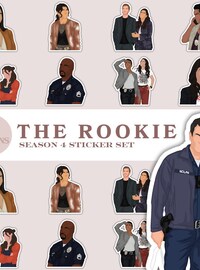 The Rookie LAPD Badges Digital Sticker Set | Pack of 11 | Digital Downloads | The Rookie Fanart | Lucy Chen Badge | Character Cosplay