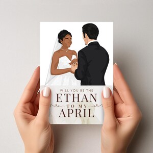 Você será o Ethan do meu cartão para impressão de abril | One Chicago Cards | Fanart de Chicago Med | One Chicago Cards | Chicago Med