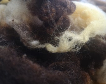 Gewassen jacob fleece 50gm