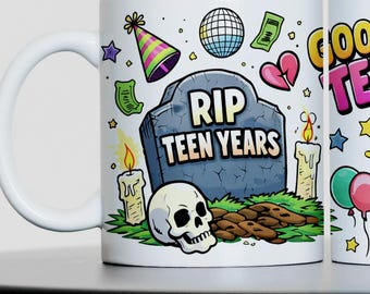 RIP Teens Mug - 20th Birthday Gift